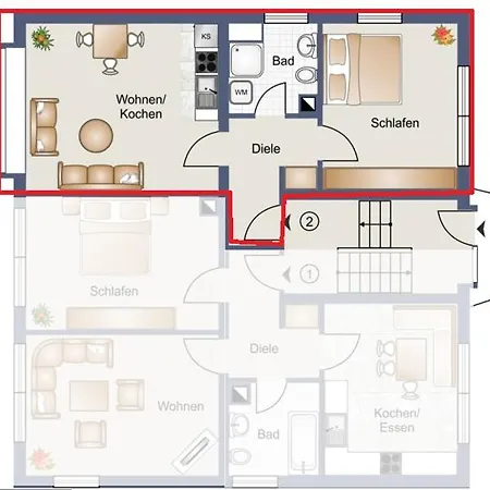 Apartment Central-modern, The Sunshine Near Mtu By Lakescape Fewos *