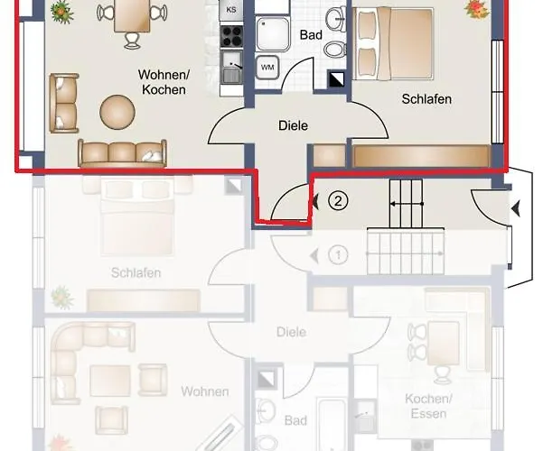 Apartment Central-modern, The Sunshine Near Mtu By Lakescape Fewos *
